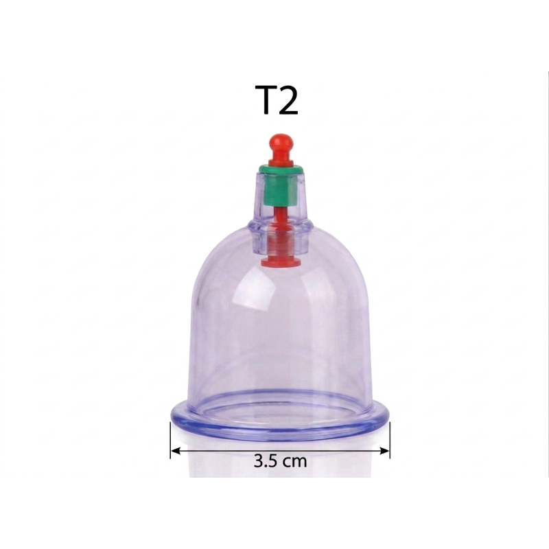 Lot de 100 Ventouses Hijama Taille 2 – 3,5 cm Professionnelles