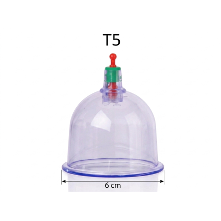 Lot de 100 Ventouses Hijama Taille 5 – 6 cm Professionnelles