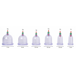Lot de 500 Ventouses Hijama Taille au choix