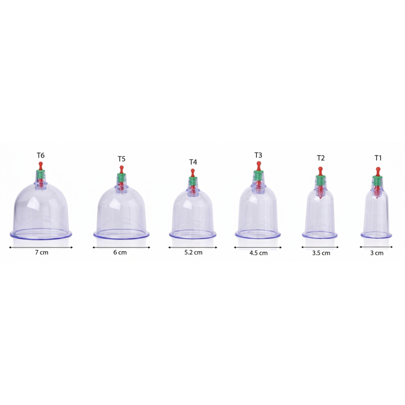 Lot de 500 Ventouses Hijama Taille au choix