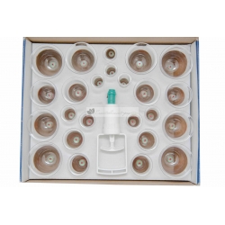 Lot de 20 kits de 24 ventouses avec Pompe Pour Hijama - Thérapie des ventouses 