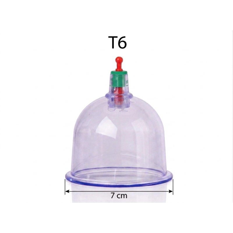 Lot de 100 Ventouses Hijama Taille 6 – 7 cm Professionnelles