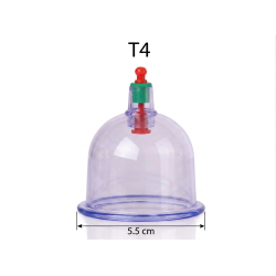 Lot de 100 Ventouses Hijama Taille 4 – 5,2 cm Professionnelles