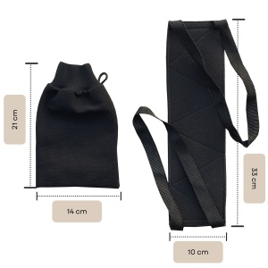 Lot de 50 Gant Gommage & Lanière Dos | Accessoires Hammam