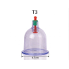 Lot de 100 Ventouses Hijama Taille 3 – 4,5 cm Professionnelles